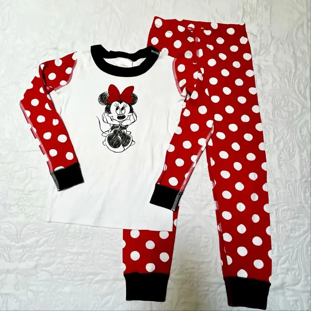 Hanna Andersson Disney Minnie Mouse PJ Set Size 5